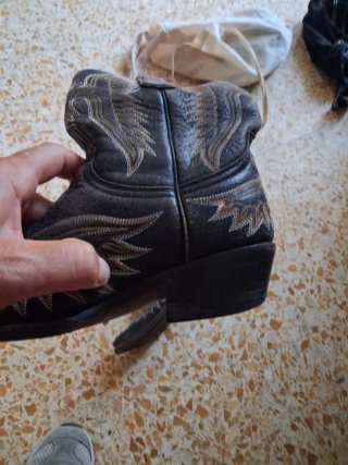 Stivali Unisex Pelle Intarsiati M7