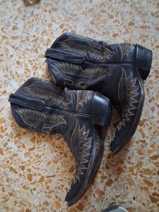 Stivali Unisex Pelle Intarsiati M7