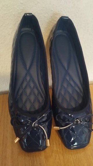 Manoletinas azules nuevas