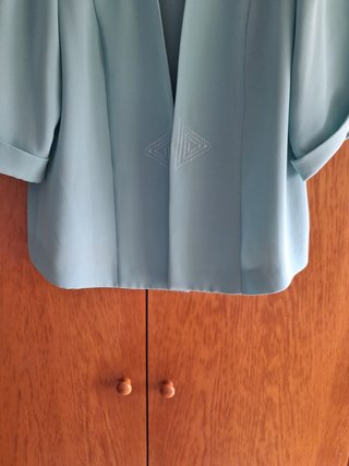 Blazer para mujer Jomhoy en color azul aguamarina