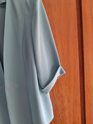 Blazer para mujer Jomhoy en color azul aguamarina