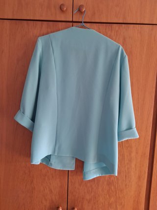 Blazer para mujer Jomhoy en color azul aguamarina