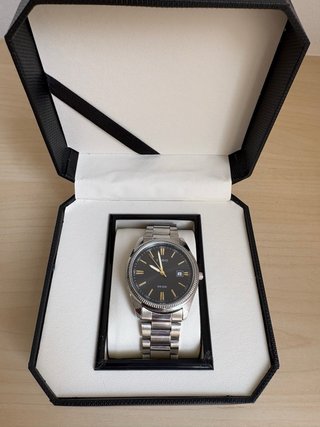 Reloj Casio MTP-1302 Esfera Negra y Dorada