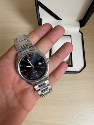 Reloj Casio MTP-1302 Esfera Negra y Dorada