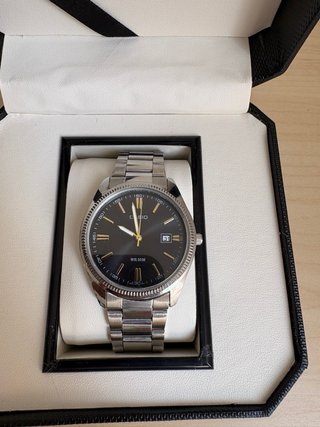 Reloj Casio MTP-1302 Esfera Negra y Dorada