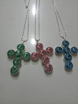 Collar Cruz Cristal