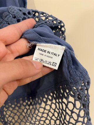 Top Kuk azul talla única