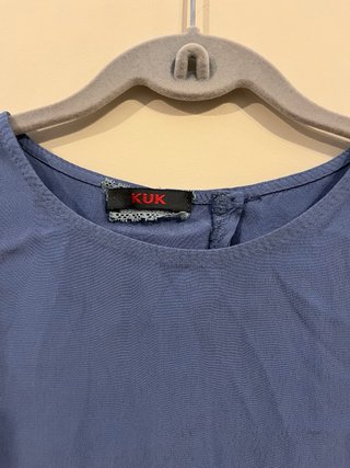 Top Kuk azul talla única
