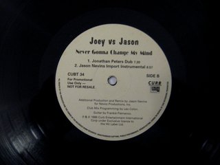 33 rpm del 1998-Joey Vs Jason-Never Gonna Cha.....