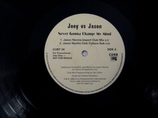 33 rpm del 1998-Joey Vs Jason-Never Gonna Cha.....