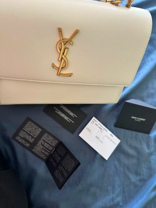 Bolso Saint Laurent Ligne Y Blanco