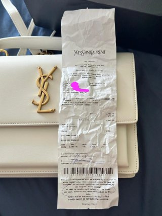 Bolso Saint Laurent Ligne Y Blanco