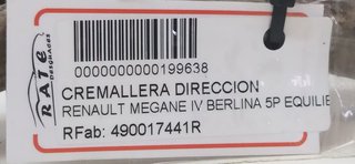 CREMALLERA DIRECCION RENAULT MEGANE IV BERLINA 5P EQUILIBRE