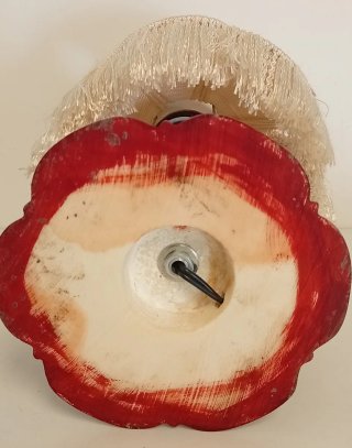 LAMPARA DE MESA REALIZADA EN CUERDA TEJIDA