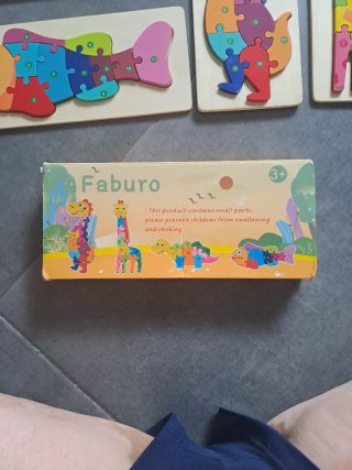 Puzzles de animales Faburo (4 unidades)
