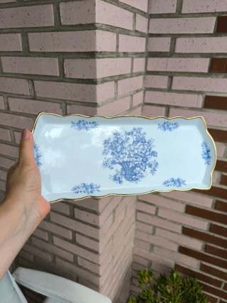Bandeja porcelana inglesa floral
