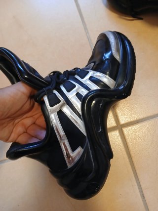 Zapatos Louis Vuitton Negros y Plateados