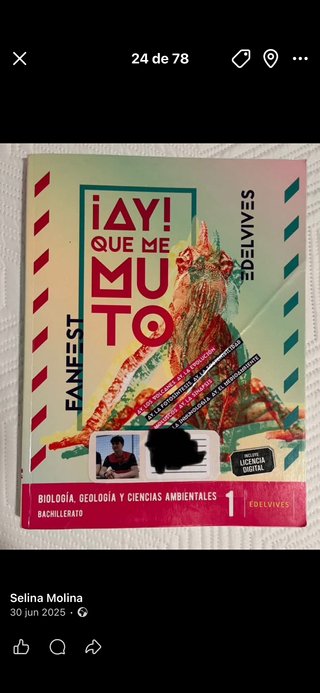 Vendo libros de 1° de Bachillerato
