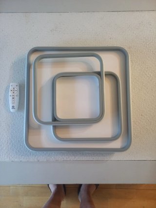 Lámpara Plafón LED Regulable con Mando