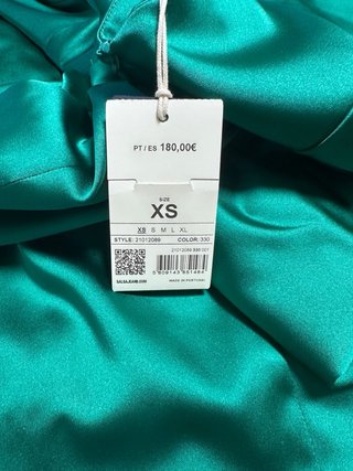 Vestido Salsa Jeans verde talla XS