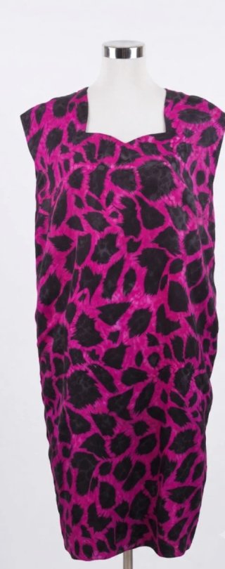 Vestido estampado mujer