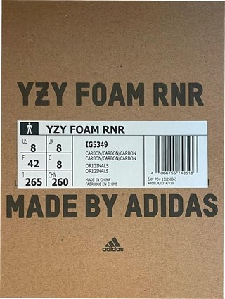 Adidas Yeezy Foam Runner Onyx EU42