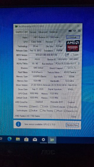 Tarjeta Gráfica ASUS AMD HD 7770