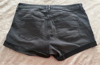 Shorts Vaqueros Grises Mujer