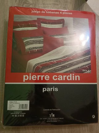 Juego Sábanas Pierre Cardin 4 Piezas Cama 150