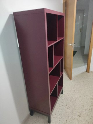 Estantería Kallax Roja Ikea