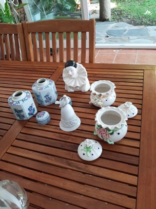 Lote de cerámica decorativa