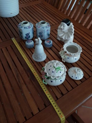 Lote de cerámica decorativa