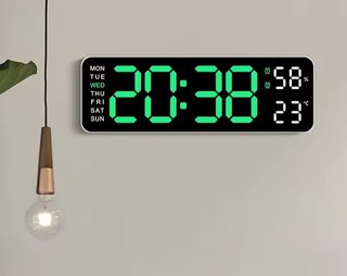 Reloj Digital LED Pared/Mesa