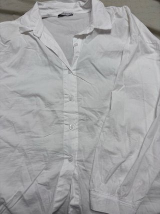 Camisa blanca VALENTINA manga larga