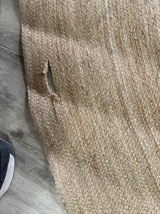 Alfombra Yute Natural Grande Beige