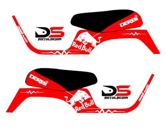 Kit Vinilos Derbi Variant Red Bull