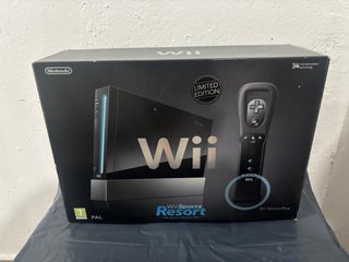Nintendo Wii Nera + 4 Giochi + Volante