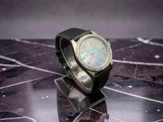 Reloj Rolex Air-King Bisel Diamantes Nácar