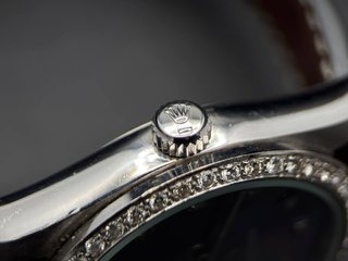Reloj Rolex Air-King Bisel Diamantes Nácar