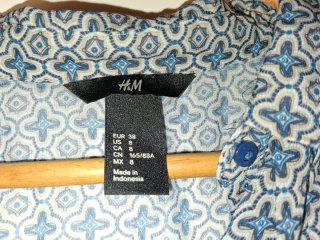 Blusa H&M sin mangas talla M