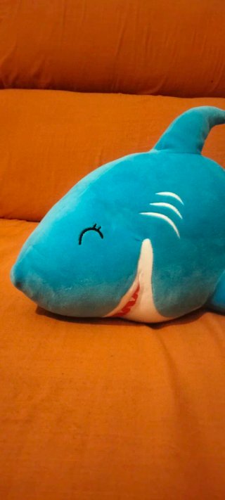 Peluche Tiburón Bebé Azul