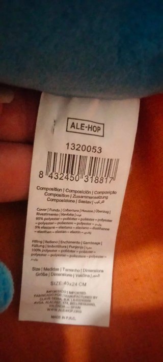 Peluche Tiburón Bebé Azul