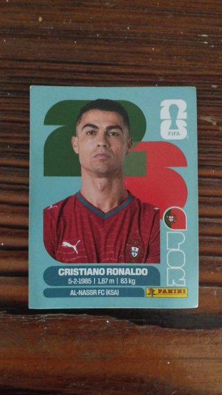 Cromos Mundial Cristiano Ronaldo Panini