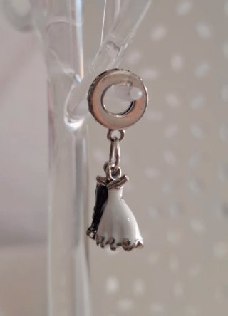 Charm Novios Traje y Vestido Plata