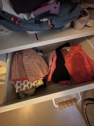 Armario infantil Ikea blanco 2 cajones