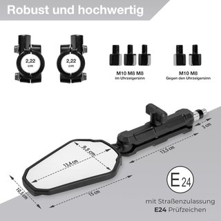 Espejo universal moto homologado NUEVO