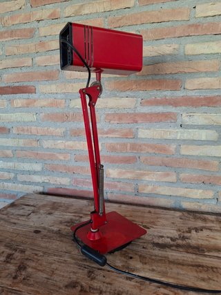 Lámpara de escritorio Fase Roja