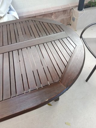 Tavolo da giardino allungabile 170-220, in teak