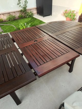 Tavolo da giardino allungabile 170-220, in teak