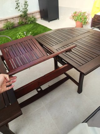Tavolo da giardino allungabile 170-220, in teak